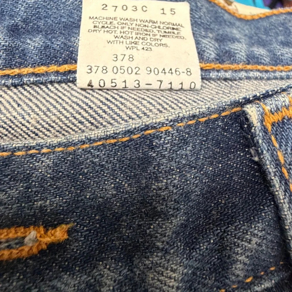 Levi's Mens 517 Bootcut Jeans 38x29 Blue Denim Vintage Western Workwear Medium